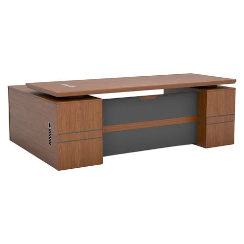 Senior Executive Table With Side Table & 2 Drawer