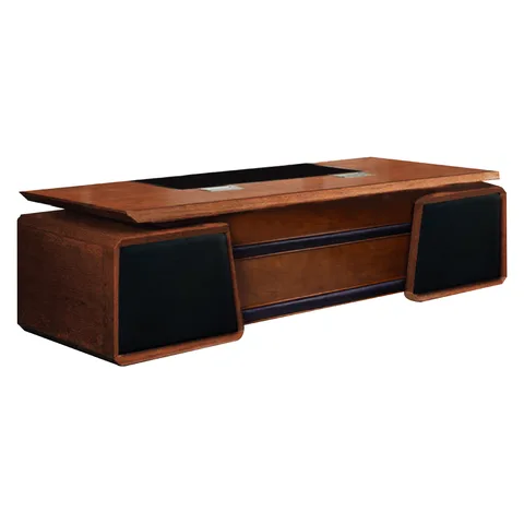 Senior Executive Table With Side Table & 3 Drawer
