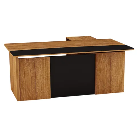 Senior Executive Table With Side Table
