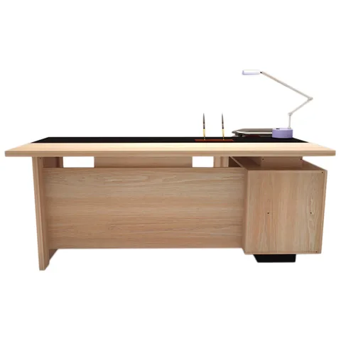 Senior Executive Table With Side Table