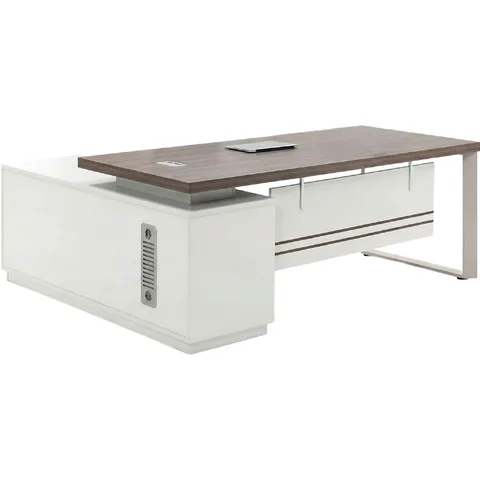 Senior Executive Table With Side Table